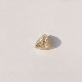 View of Old Mine Pear Cut Moissanite Loose Stone 