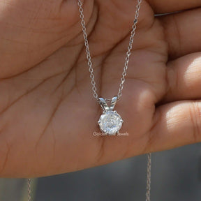 [Front view of moissanite portuguese pendant crafted with vvs clarity