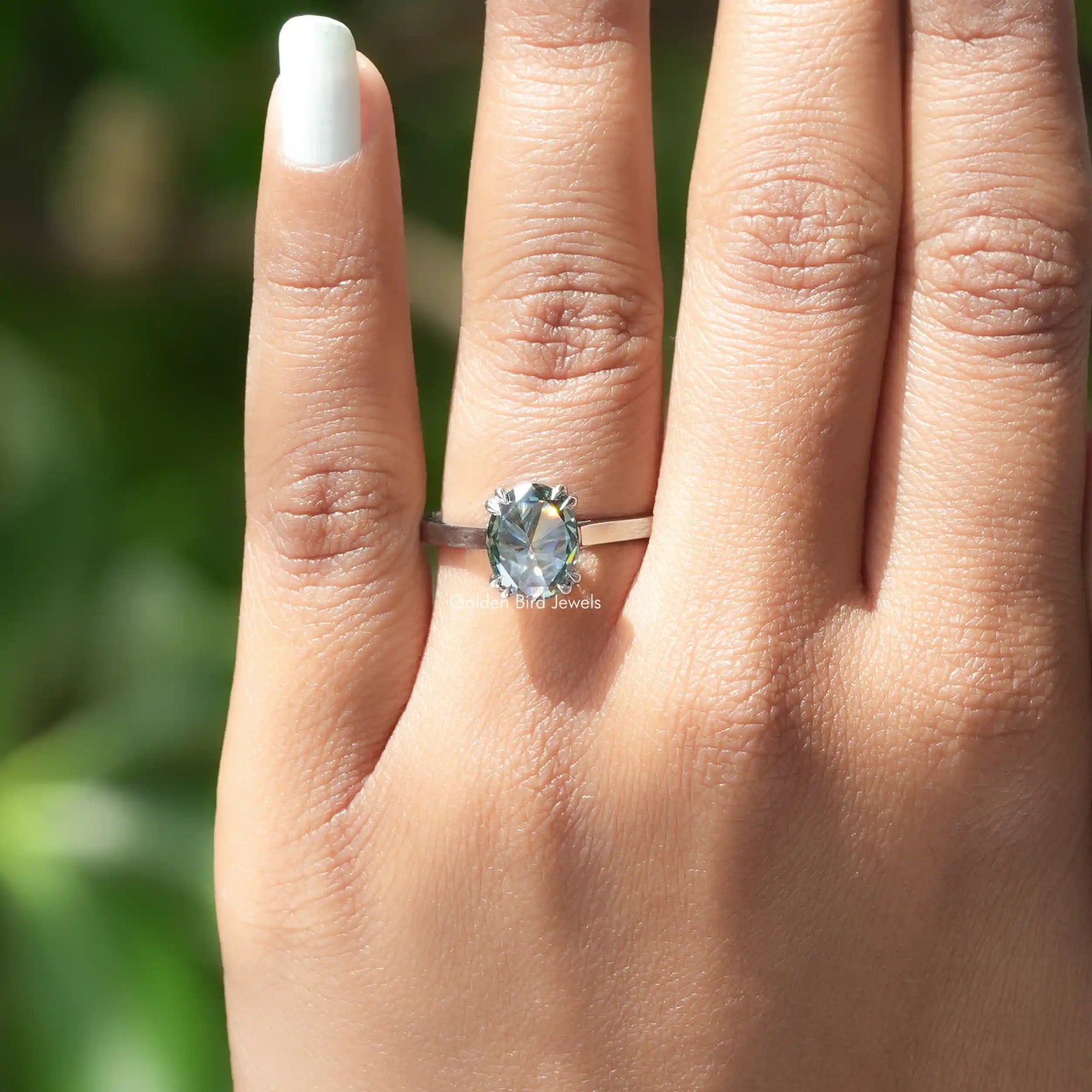 Rose cut solitaire discount