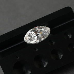 Old Mine Moval Cut  Colorless Moissanite Loose Stone