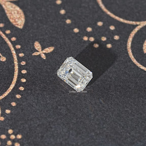 Near Colorless Emerald Moissanite Loose