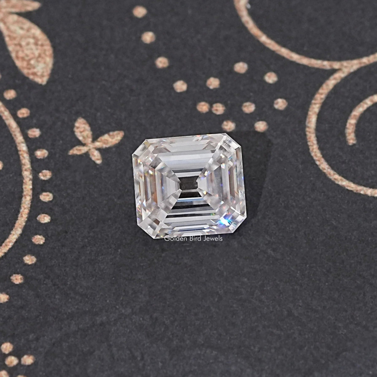Near Colorless Old Mine Asscher Loose Moissanite
