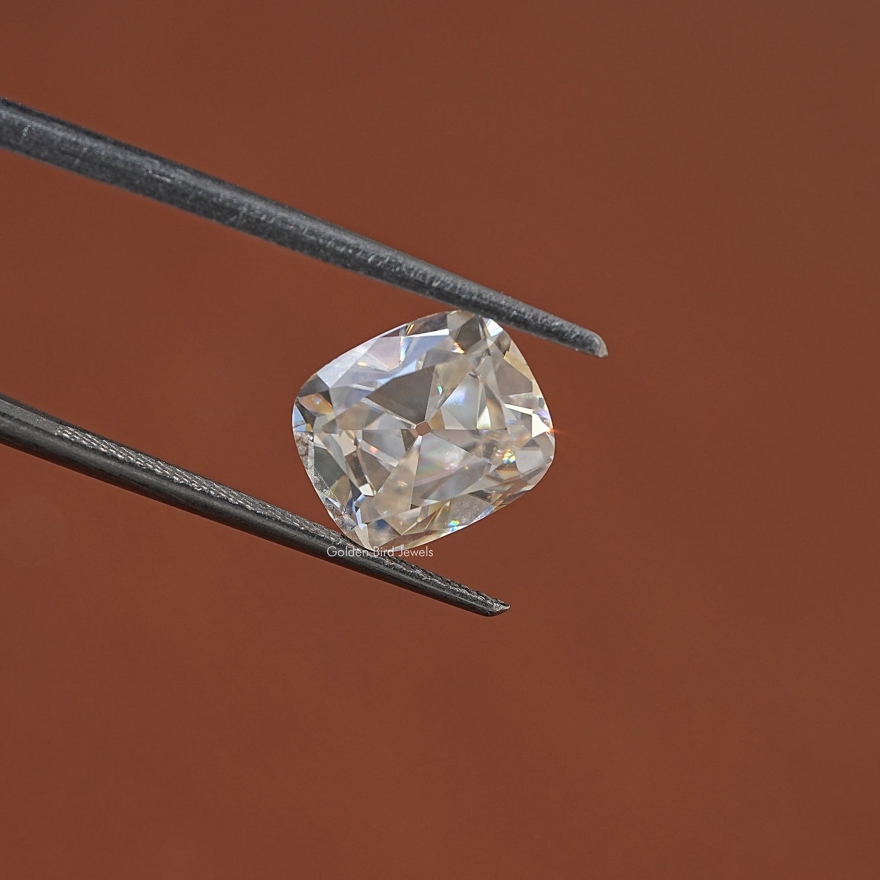 [Cushion Cut Loose Moissanite]-[Golden Bird Jewels]
