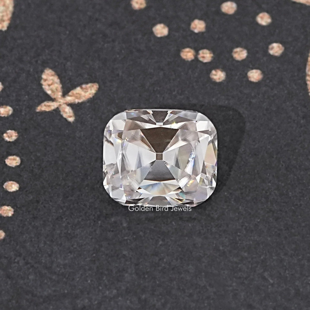 Near Colorless Old Mine Cushion Loose Moissanite