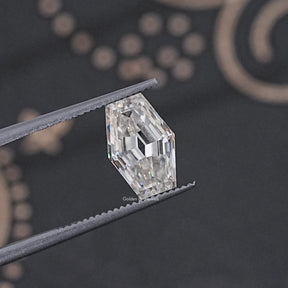 Near Colorless Old Mine Lozenge Cut Loose Stone