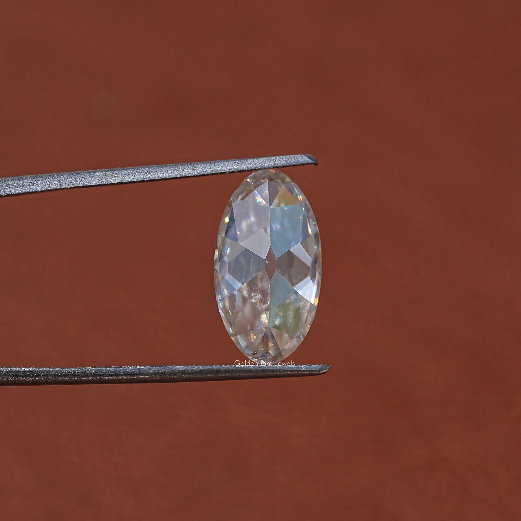[Moissanite Moval Cut Loose]-[Golden Bird Jewels]