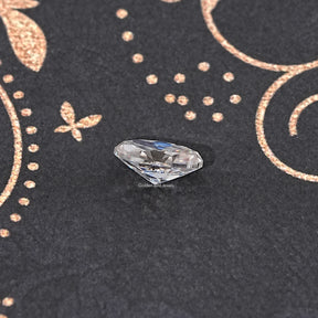 Near Colorless Old Mine Oval Loose Moissanite