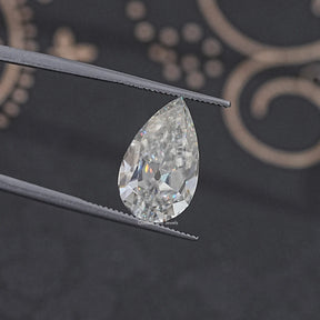 Old Mine Pear Cut Moissanite Loose Stone