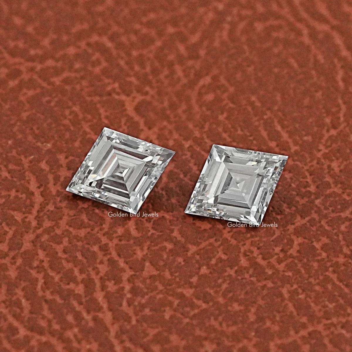 Lozenge Cut Lab Grown Pair Diamond