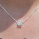 Round Cut Diamond Solitaire Pendant