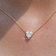 Heart Shaped Lab Grown Diamond Pendant