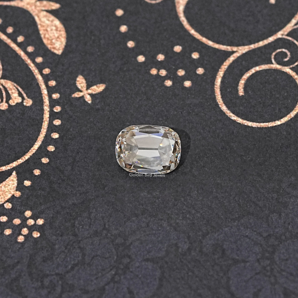 Off White Old Cut Cushion Loose Moissanite