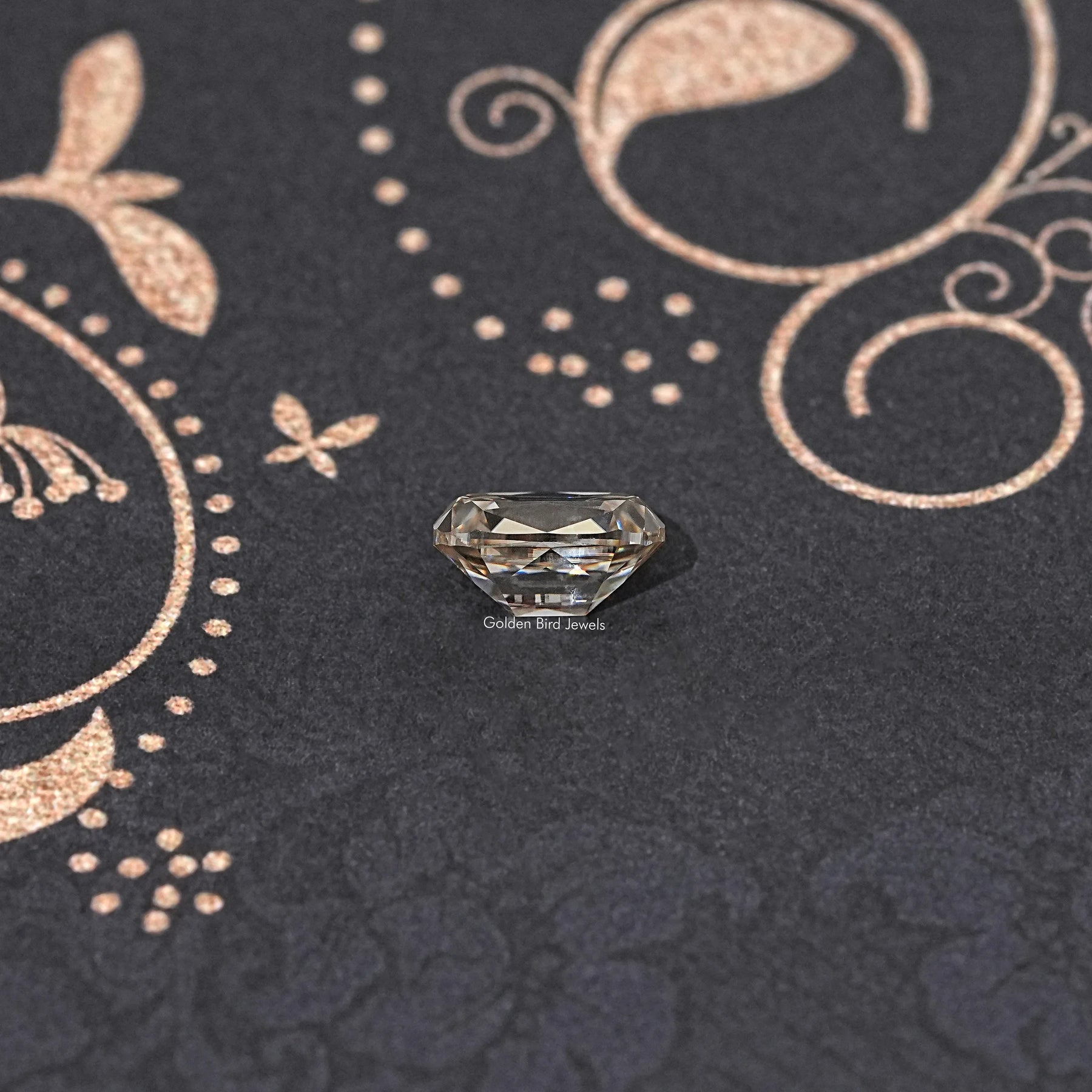 Off White Old Cut Cushion Loose Moissanite