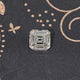 Off White Old Mine Asscher Loose Moissanite