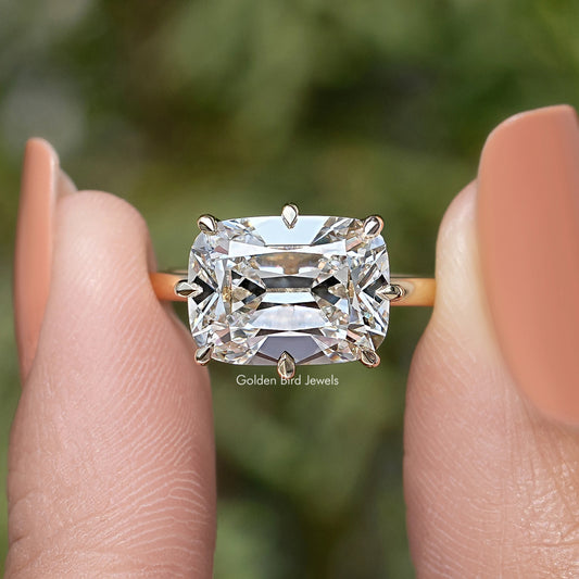 IGI Certified Old Mine Cushion Solitaire Ring