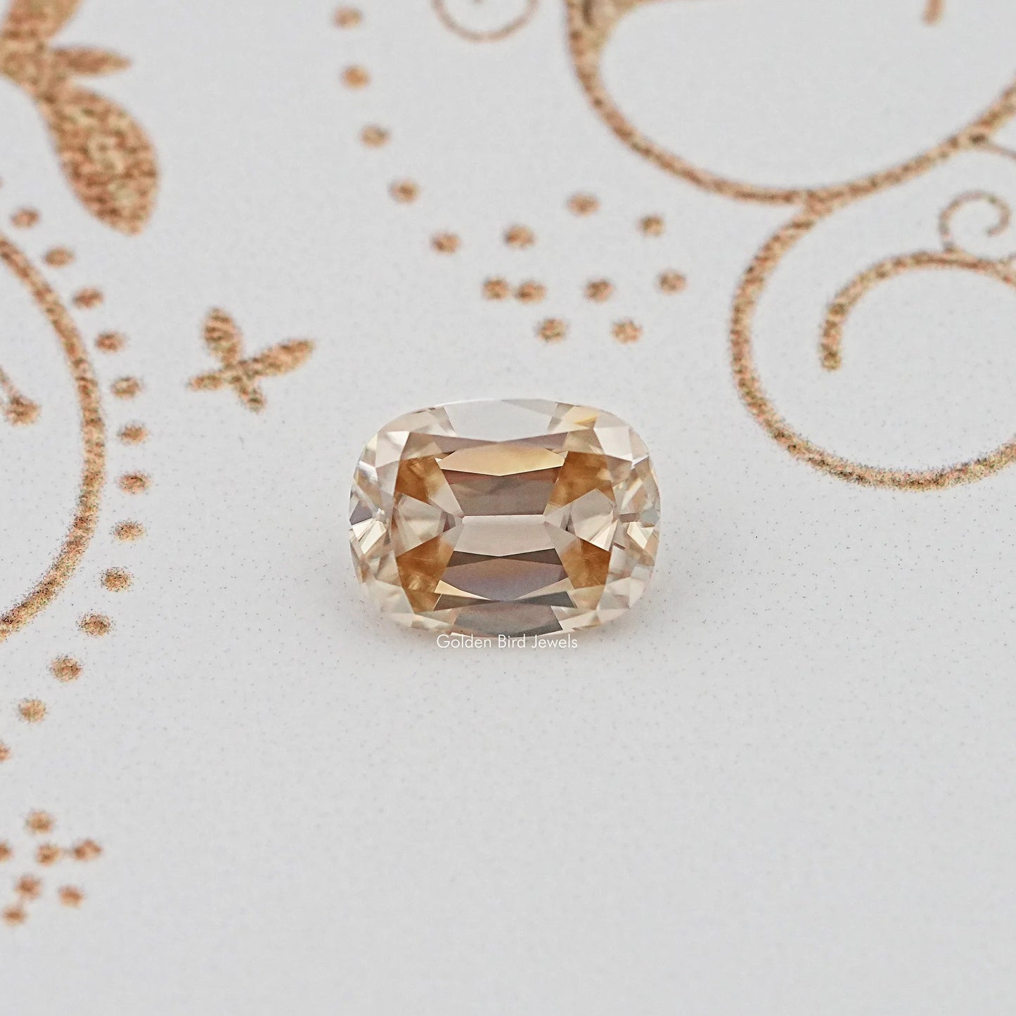 Old Mine Yellow Cushion Loose Stone