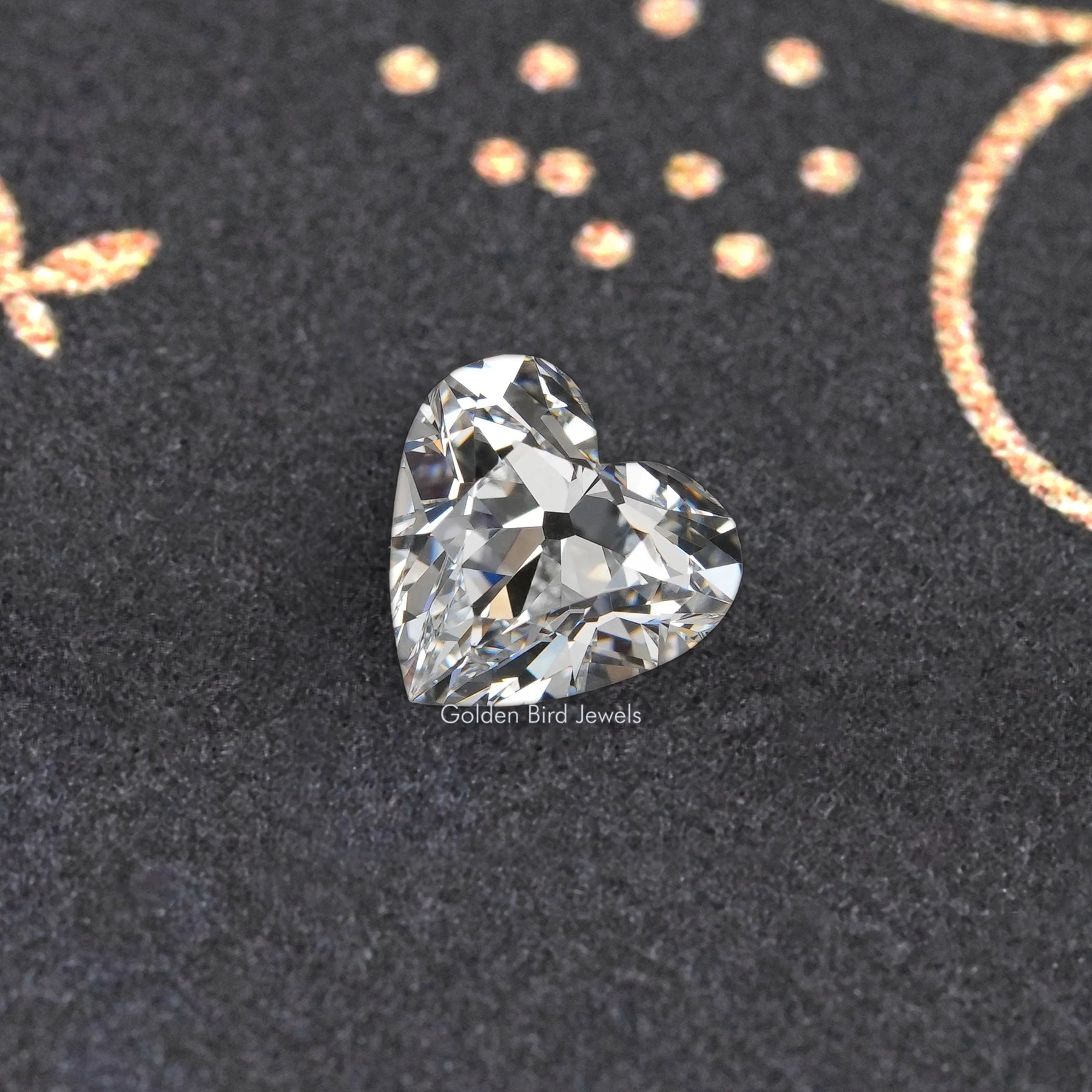 Old Mine Heart Lab Loose Diamond