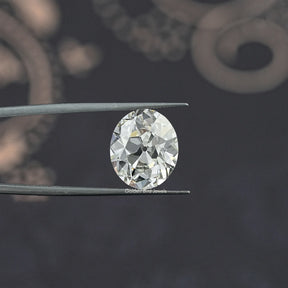 Old Mine Oval Cut Lab Grown Diamond