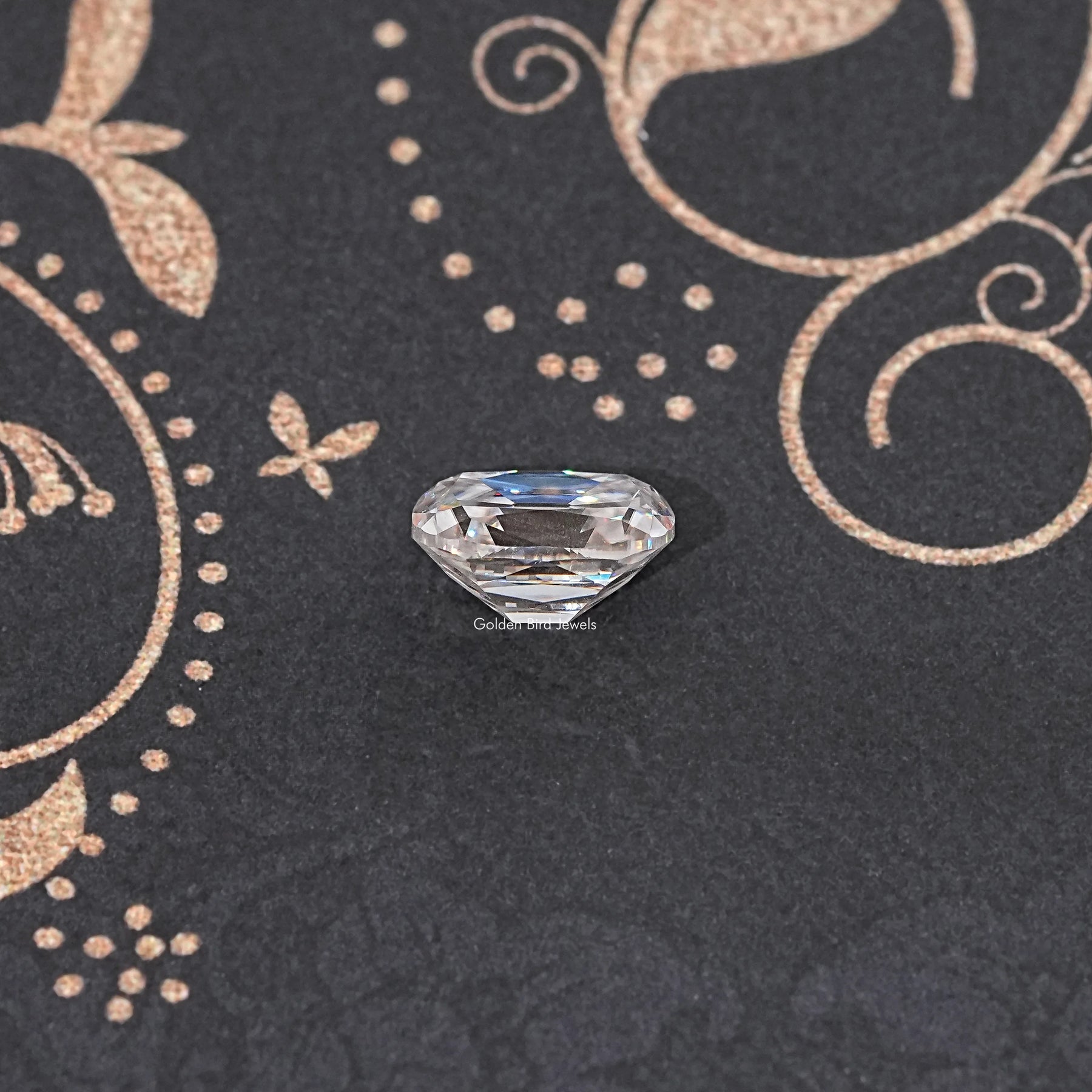 Near Colorless Old Cut Cushion Loose Stone