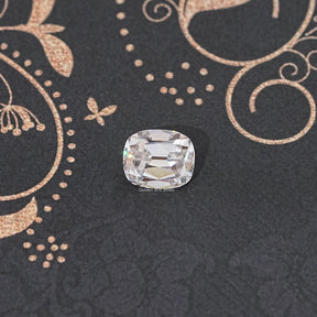 Near Colorless Old Cut Cushion Loose Stone
