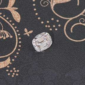 Near Colorless Old Cut Cushion Loose Stone