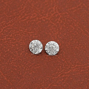 Old European Round Cut Loose Diamond In White 