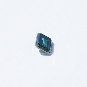 Dark Green Old Mine Asscher Moissanite Loose Stone