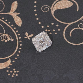 Near Colorless Old Mine Asscher Loose Moissanite