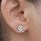 Old Mine Cushion Lab Diamond Milgrain Bezel Studs