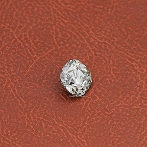 Side View of Old Cushion Cut Lab Grown Loose Diamond In White Gold