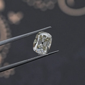 Old Mine Cut Cushion Moissanite Loose Stone