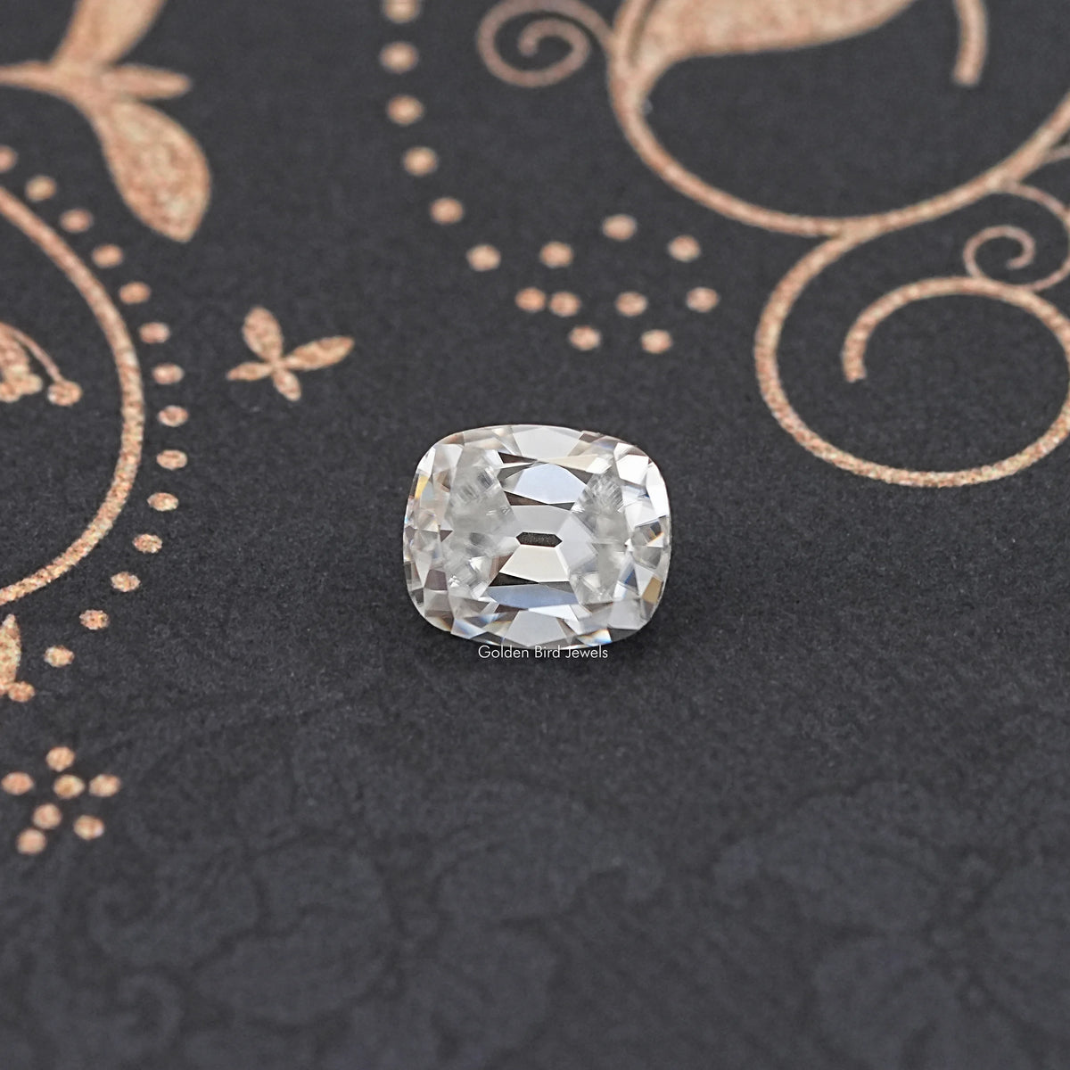 Colorless Old Mine Cushion Loose Moissanite Stone