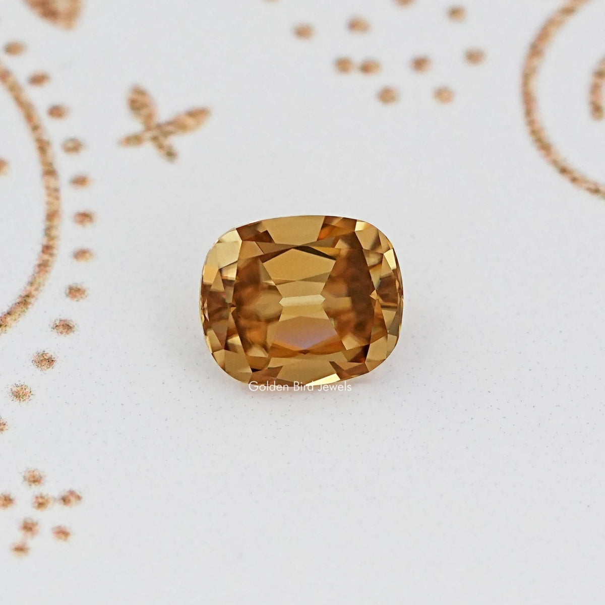 Old Mine Cut Cushion Loose Moissanite Stone