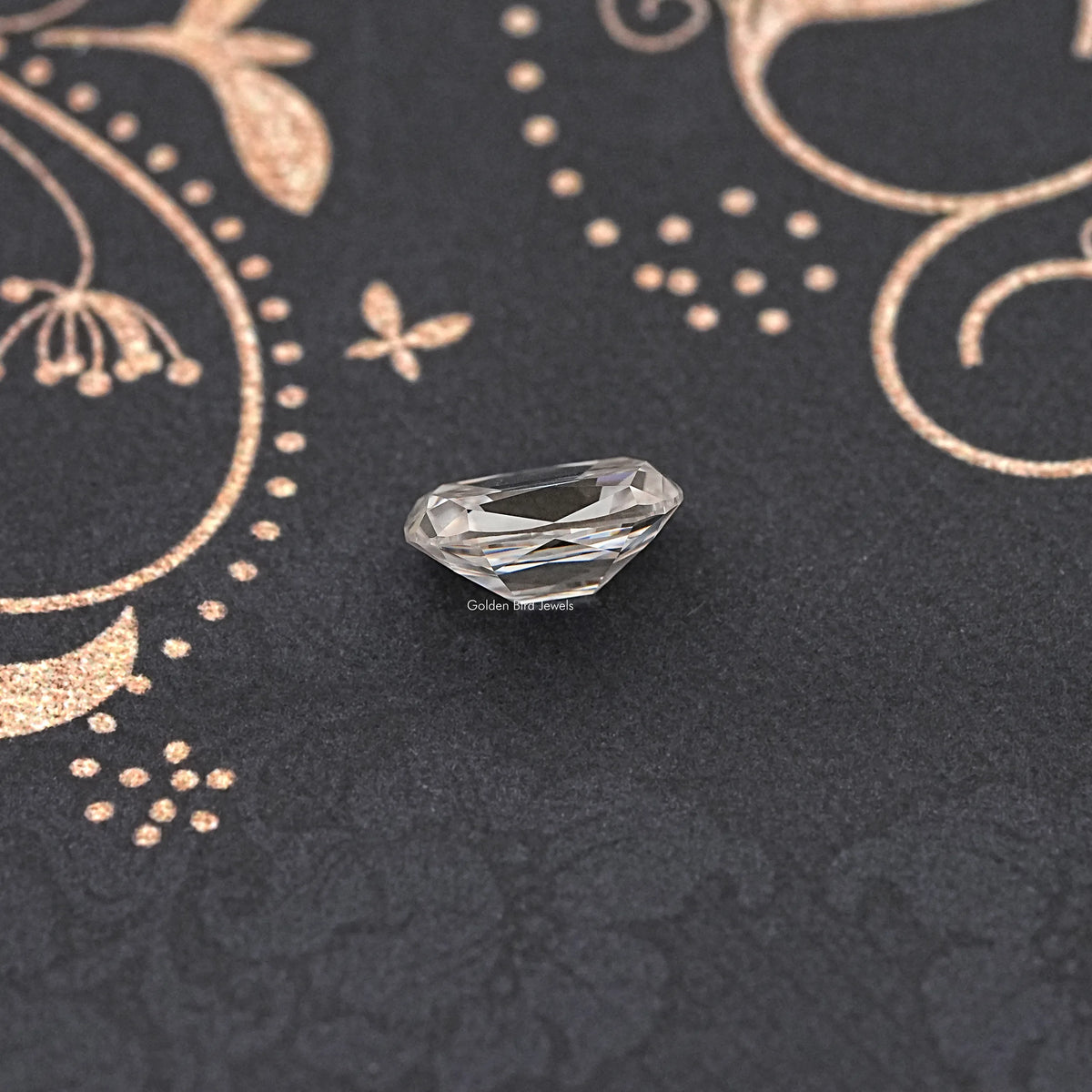Near Colorless Old Cut Cushion Loose Moissanite Stone