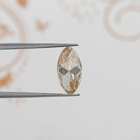 Yellow Old Mine Moval Loose Moissanite Stone
