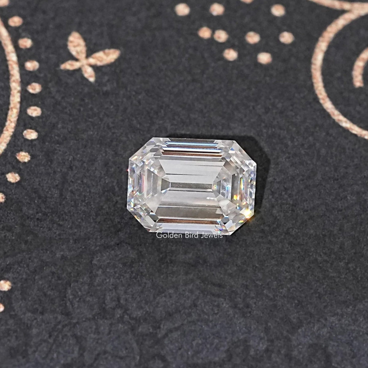 Old Mine Emerald Cut Loose Moissanite