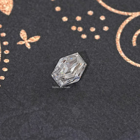 Near Colorless Old Mine Lozenge Cut Loose Stone