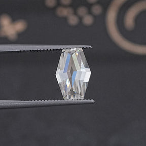 Near Colorless Old Mine Lozenge Cut Loose Stone