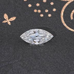 View Of Old Mine Marquise Cut Loose Moissanite Stone