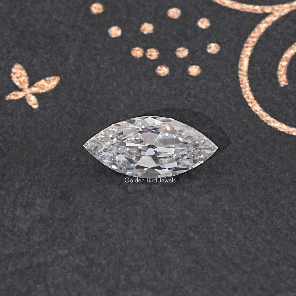 Old Mine Marquise Cut Loose Moissanite Stone