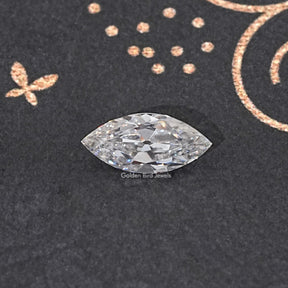 View Of Old Mine Marquise Cut Loose Moissanite Stone