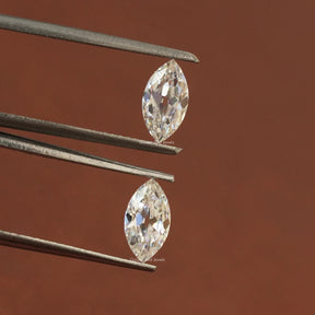 [Colorless Old Mine Marquise Cut Loose]-[Golden Bird Jewels]