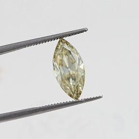 Yellow Old Mine Marquise Cut Loose Moissanite