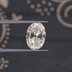 Old Mine Oval Loose Moissanite