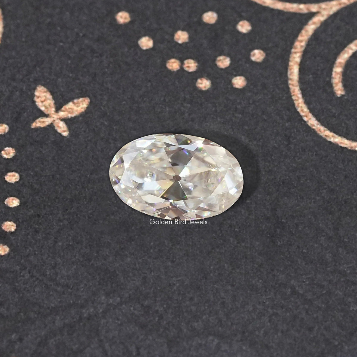 Old Mine Oval Loose Moissanite