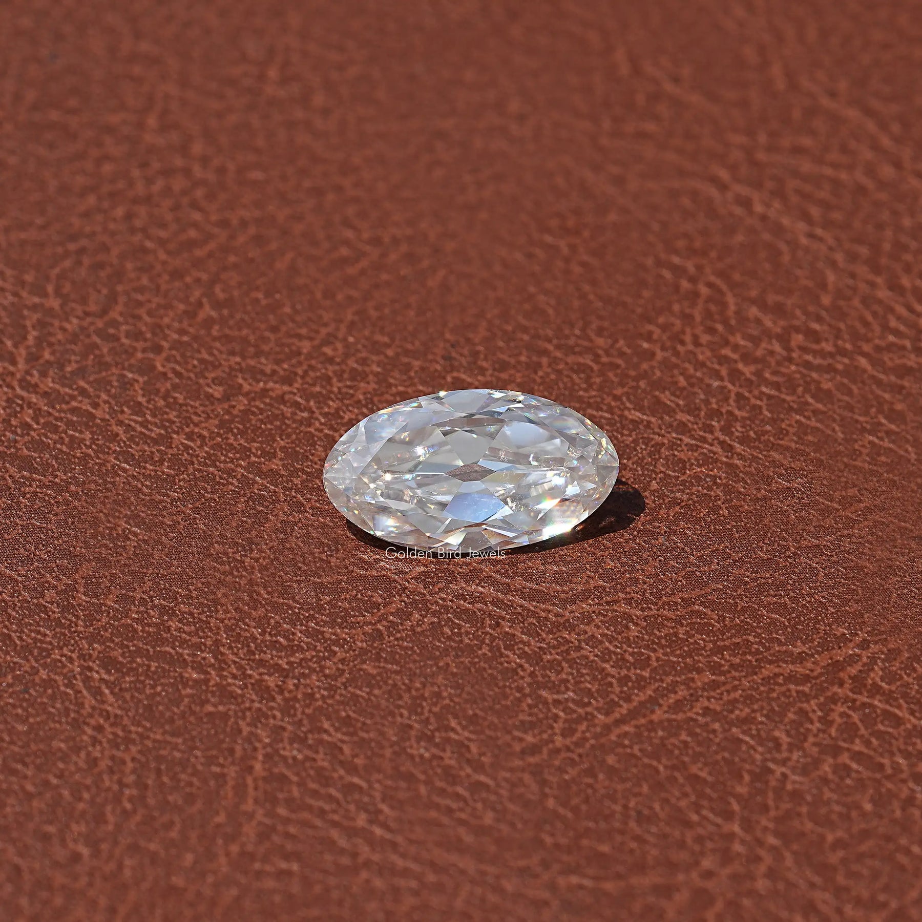 [Moval Cut Loose Moissanite]-[Golden Bird Jewels]