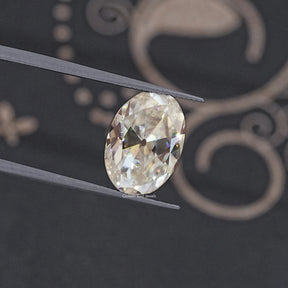 Old Mine Oval Loose Moissanite
