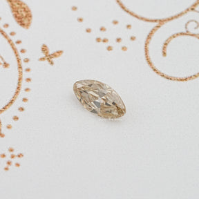 Yellow Old Mine Moval Loose Moissanite Stone