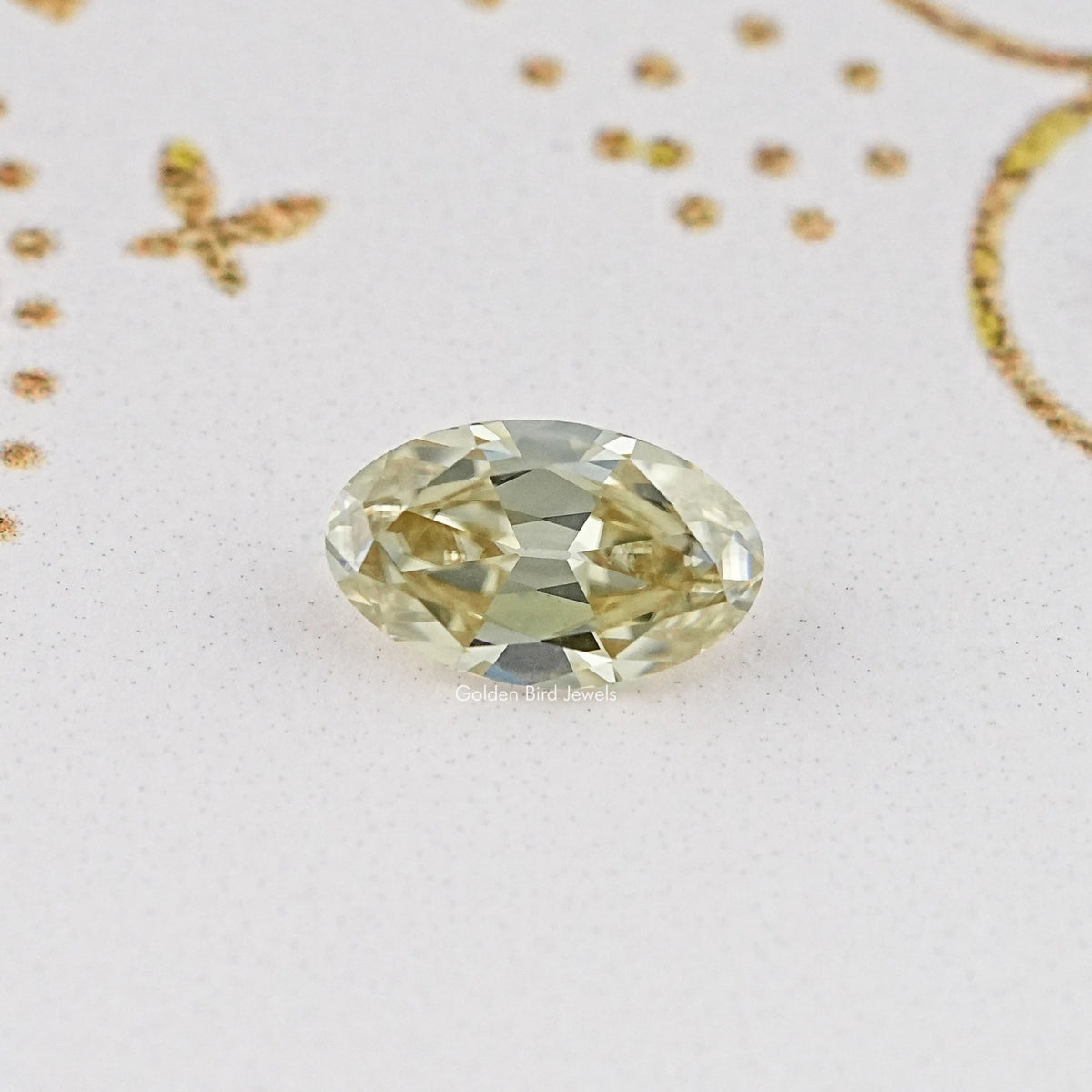 Old Mine Oval Cut Loose Moissanite Stone