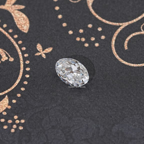 Colorless Old Mine Oval Loose Moissanite